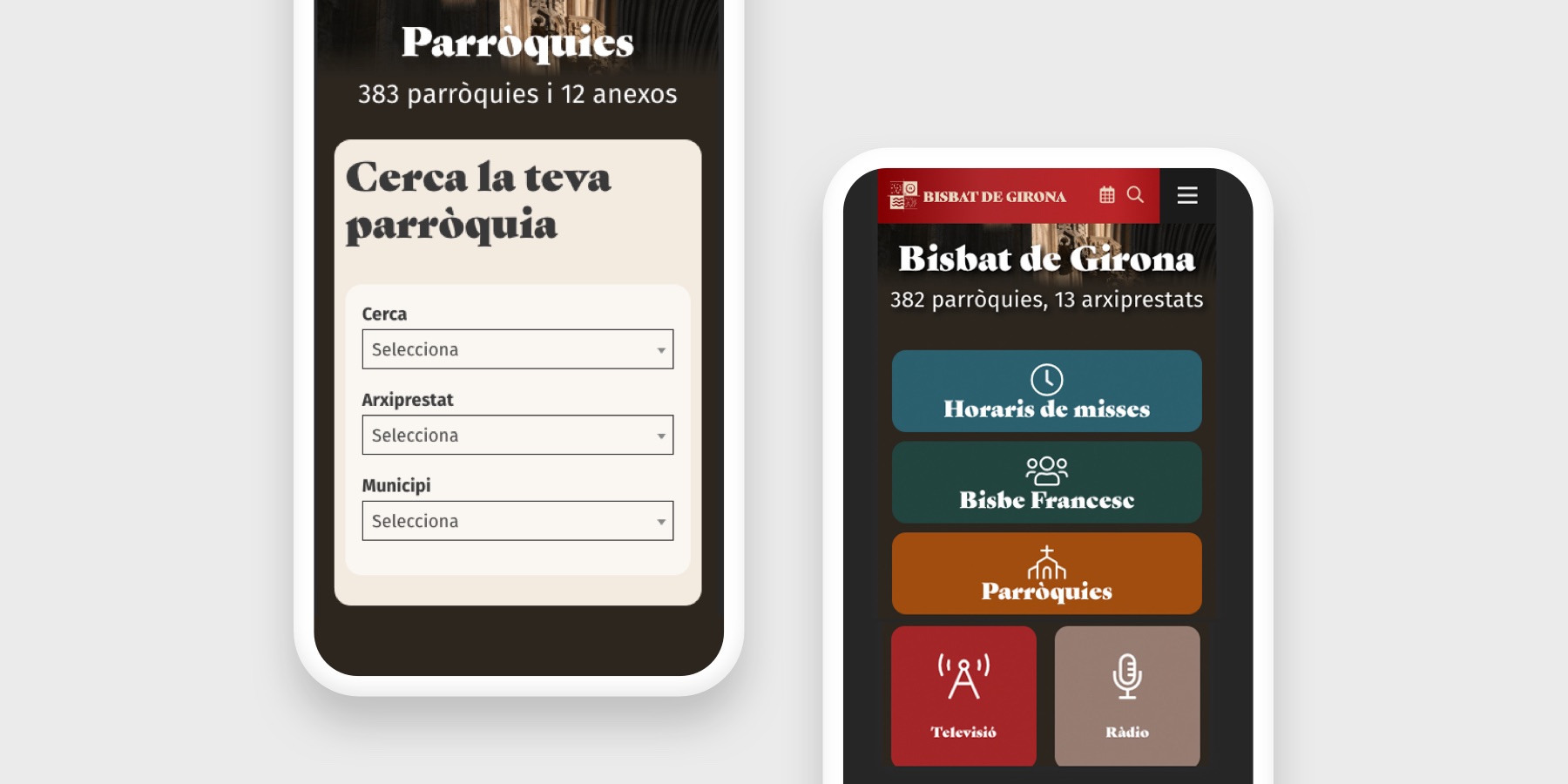 Bisbat de Girona web movil